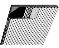 Para aunar absorción frente a difusión. Corte transversal de un resonador de Helmholtz.